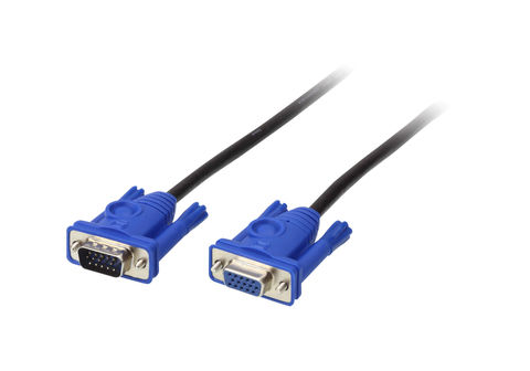 כבל מאריך VGA Male - VGA Female 1.8m HQ