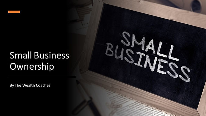 Small Business Ownership