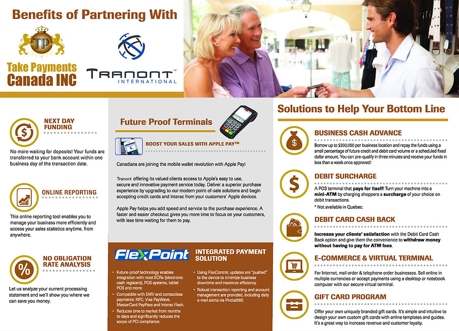 Take Payments Tranont Brochure