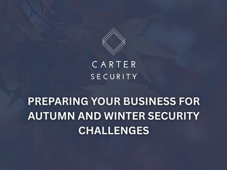 Preparing Your Business for Autumn and Winter Security Challenges