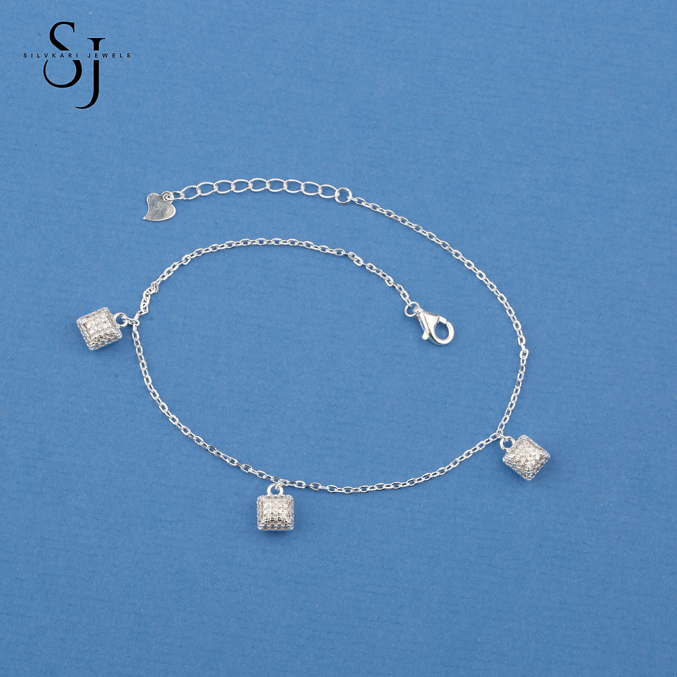 Square Charm Bracelet