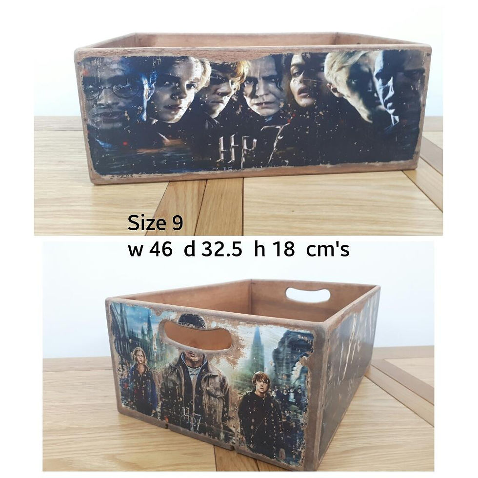 Thumbnail: Wooden Storage Box Harry Potter - 10 Sizes