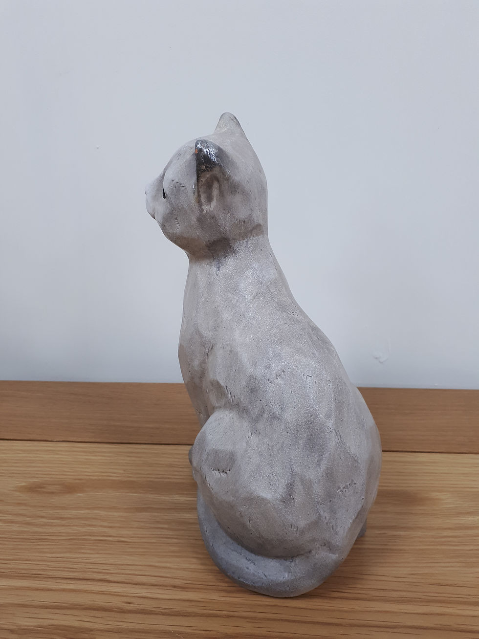 Thumbnail: Cat Ornament Soft Grey