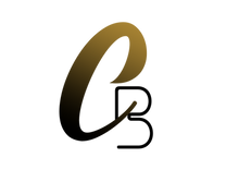 Creative Block ATL CB logo in black and gold. Atlanta's premier creative studio for photo shoots, events, and film production