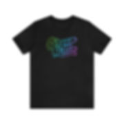 Green Mitten Rainbow Font Unisex Jersey Short Sleeve Tee