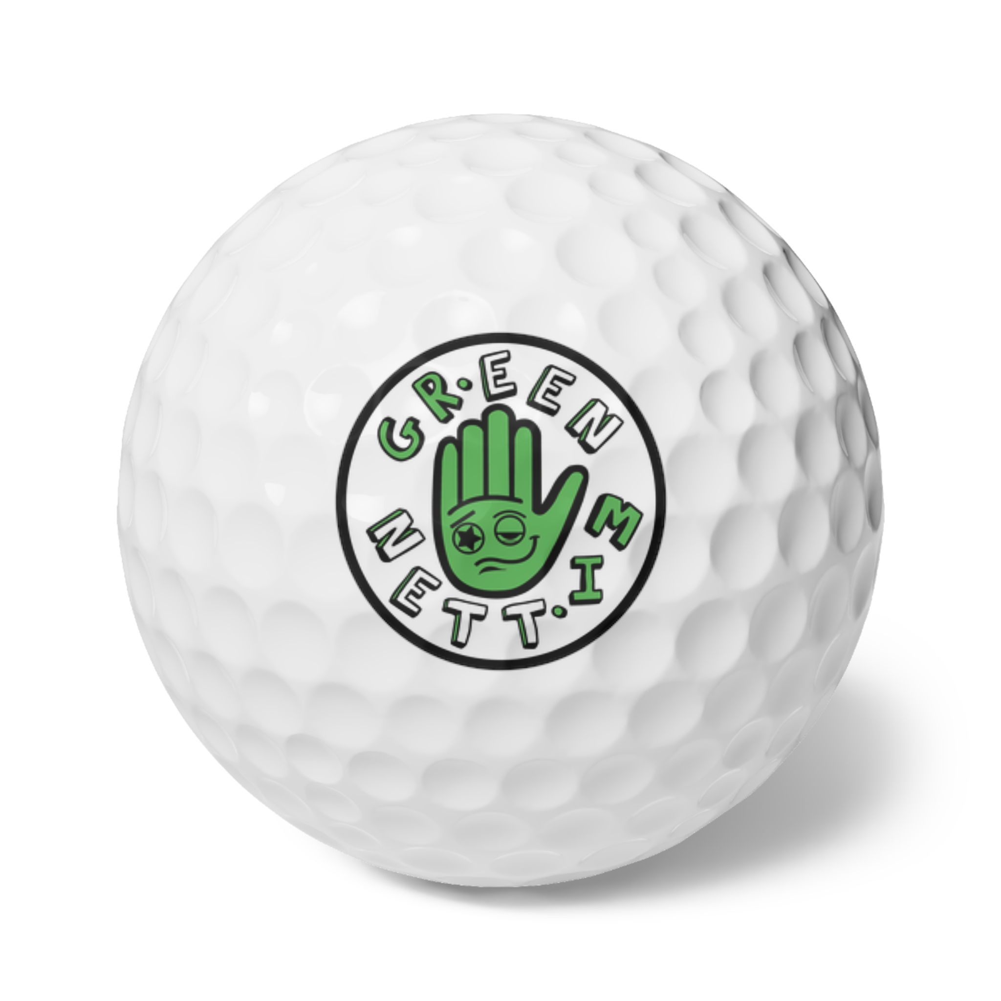 Green Mitten Eco-Friendly Golf Balls - 6-Pack