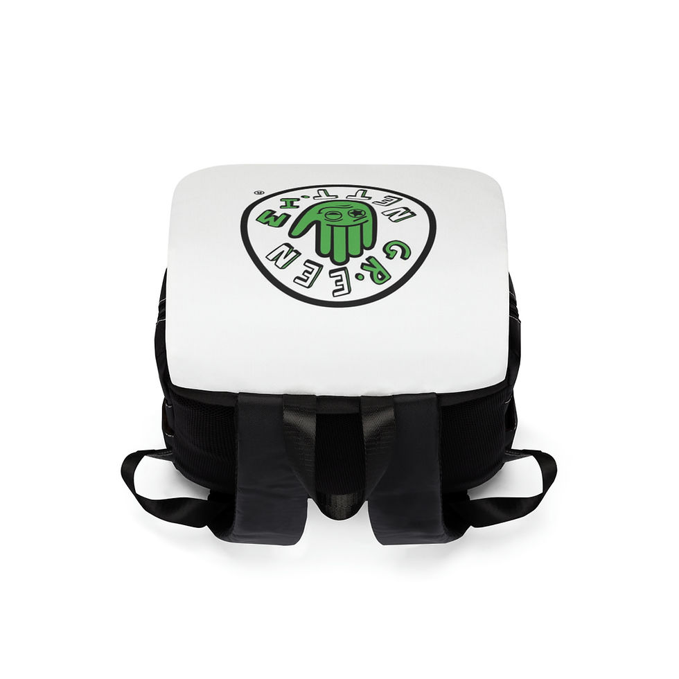 Thumbnail: Green Mitten Casual Shoulder Backpack