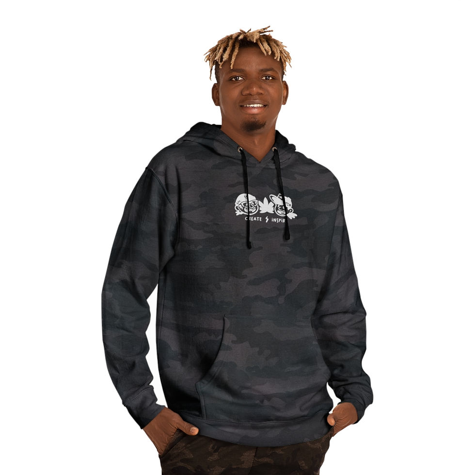 Thumbnail: Green Mitten Bros Unisex Hooded Sweatshirt