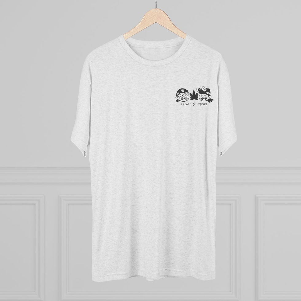Thumbnail: Green Mitten Bros Unisex Tri-Blend Crew Tee