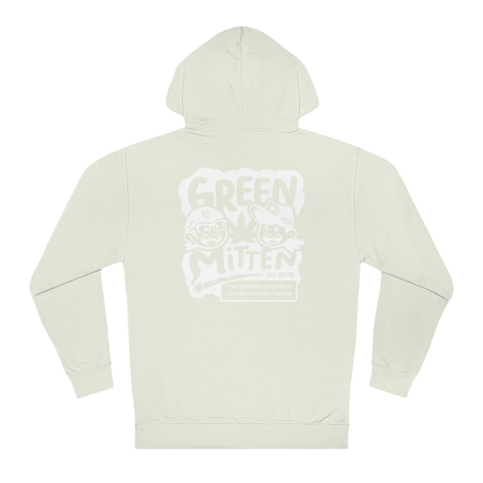 Thumbnail: Green Mitten Bros Unisex Hooded Sweatshirt