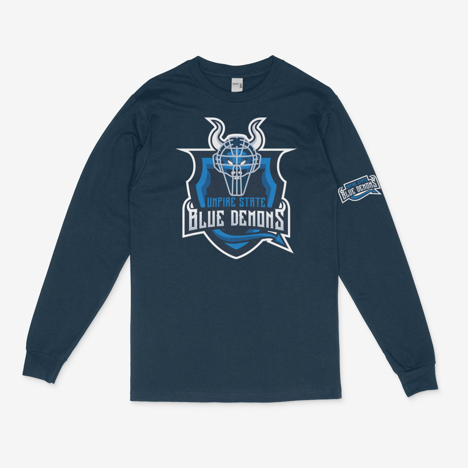 Navy Umpire State Long Sleeve Front