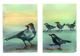 Watercolour on paper