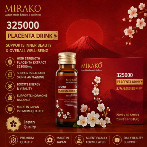PLACENTA DRINK 325000 - プラセンタドリンク | mirakojapan