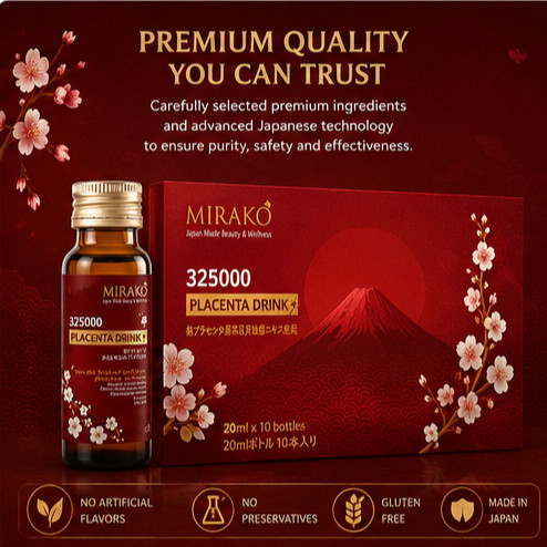 PLACENTA DRINK 325000 - プラセンタドリンク | mirakojapan
