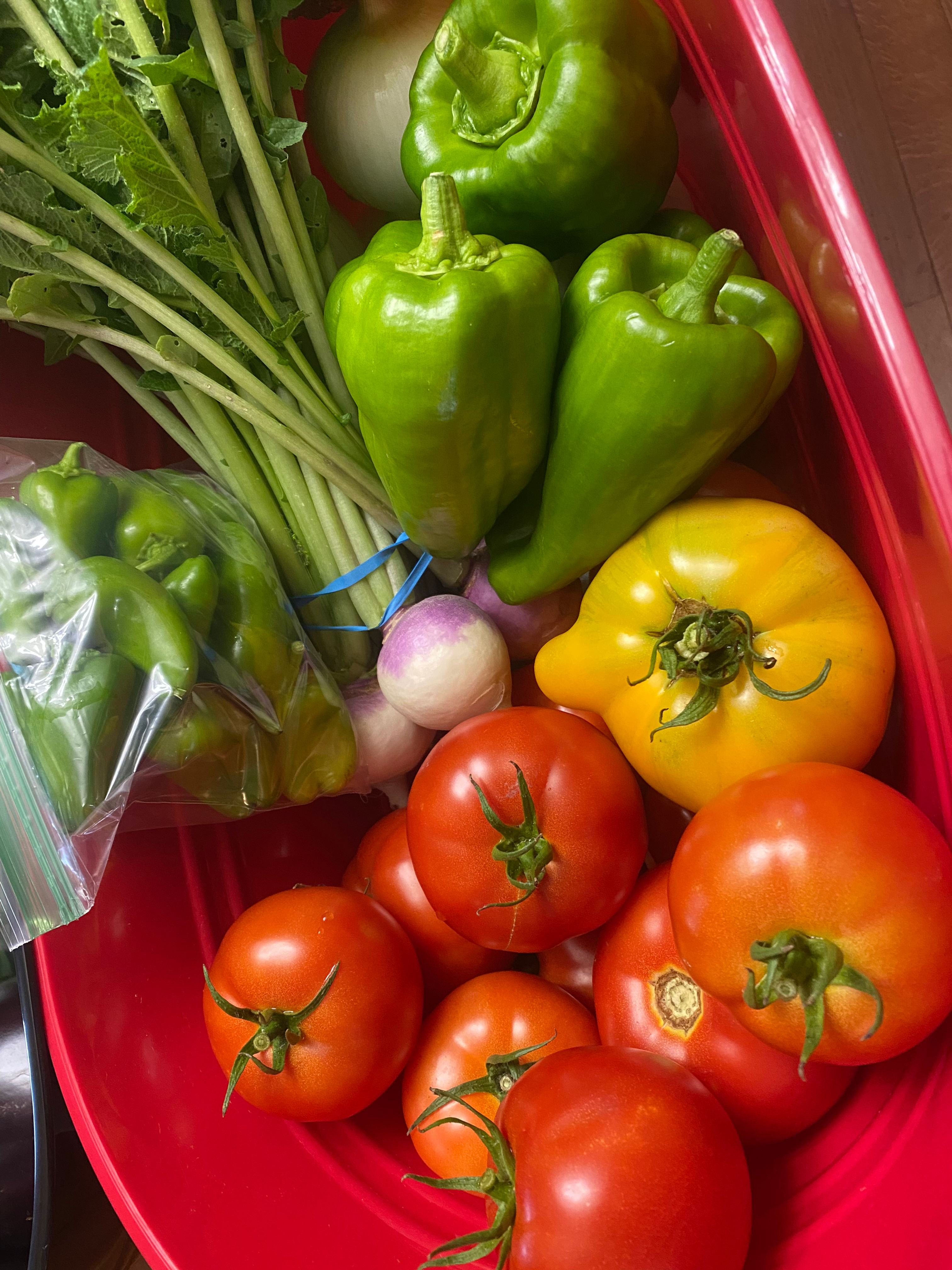 Large Customized Produce Basket