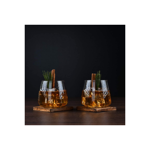 Thumbnail: Bourbon/Scotch Hand Blown Tasting Glasses