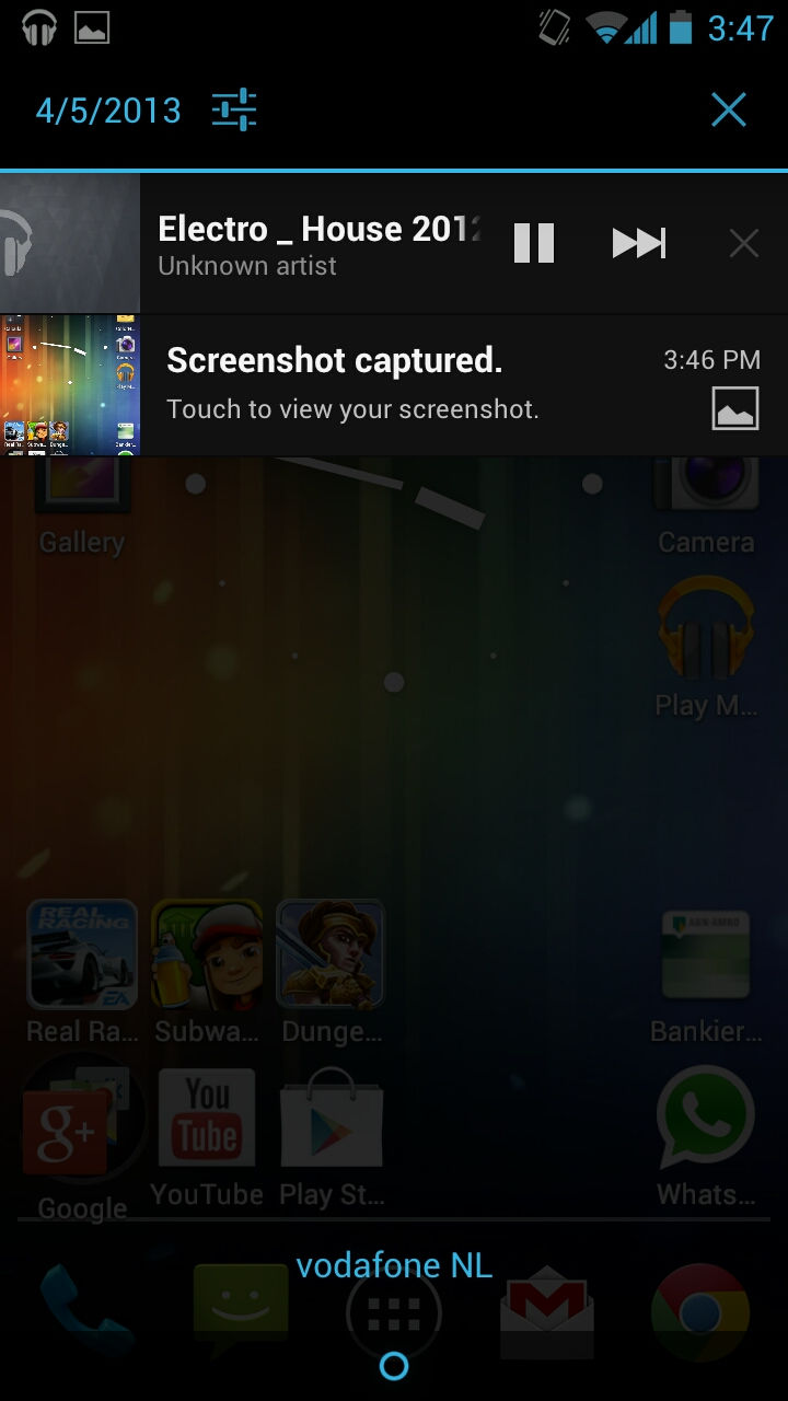 Notification bar