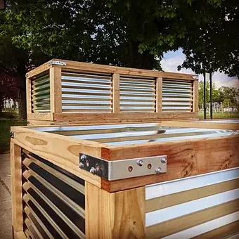 Standard 3x8 Raised Garden bed