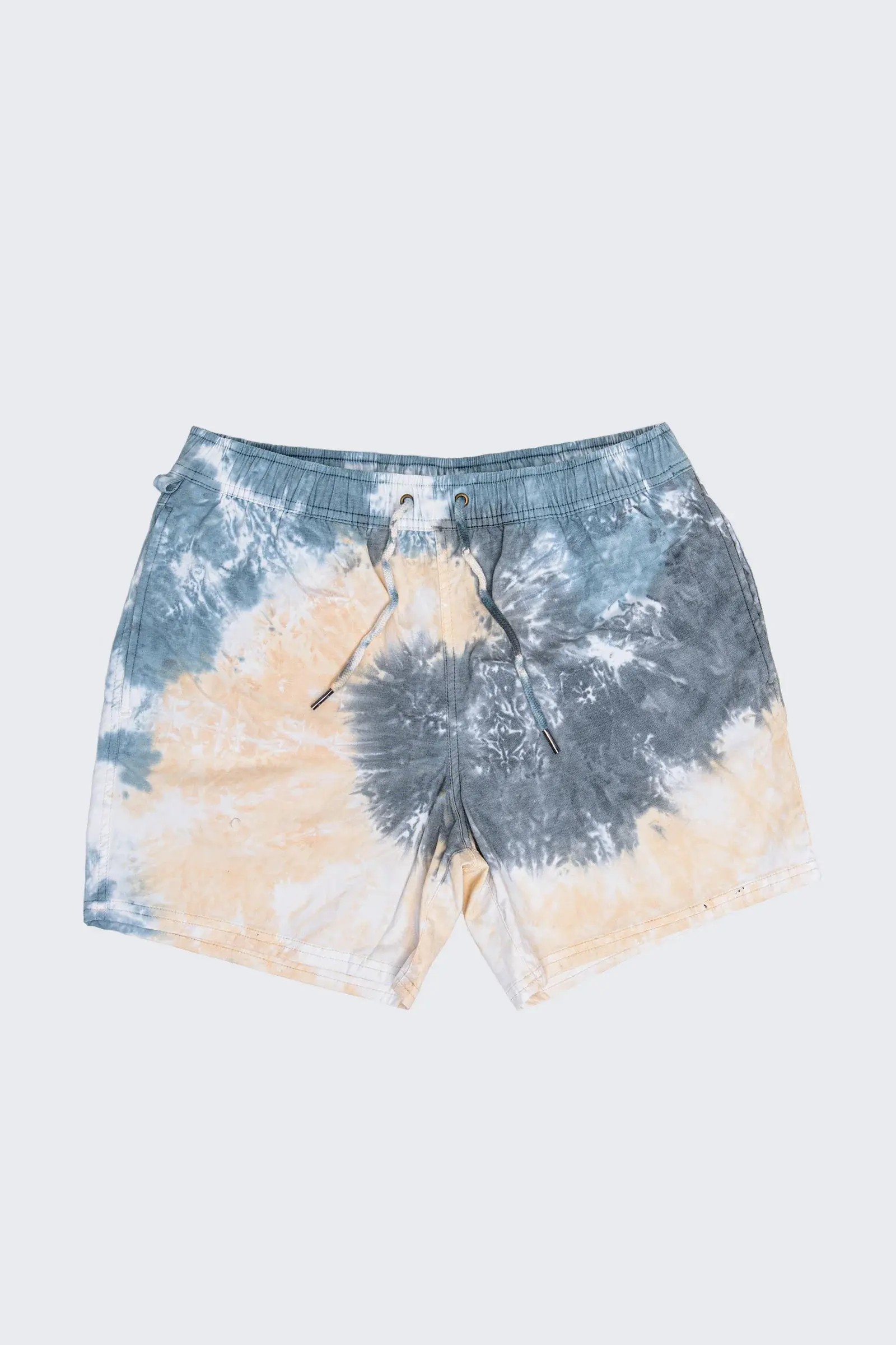 Waikiki Crystal Wash Swim Trunk - Gunmetal/Custard/Denim
