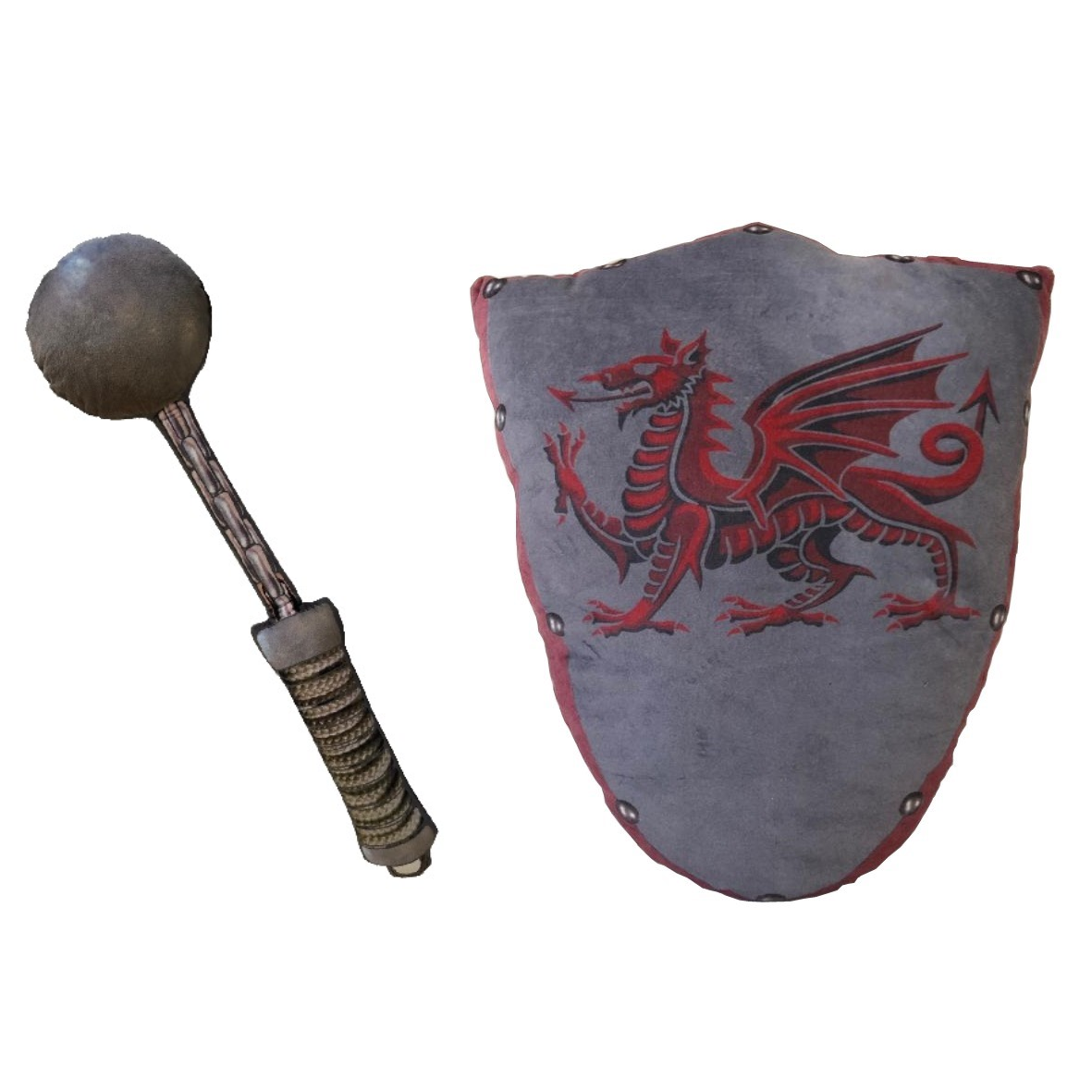 Chain Mace & Pendragon Shield Set