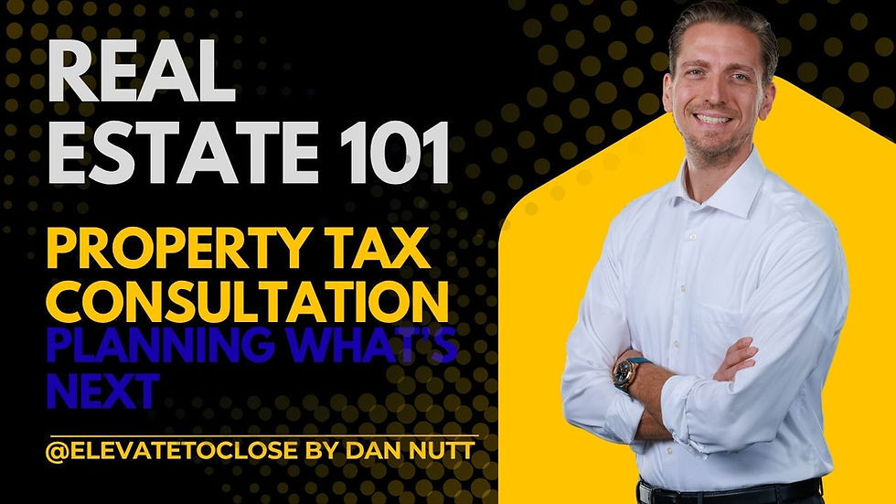 Real Estate Property Tax Consultation