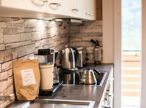 kitchen on the ski slopes in zermatt