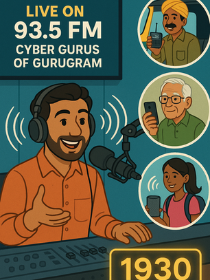 Cyber Gurus of Gurugram: Radio and Helpline for Digital Awareness