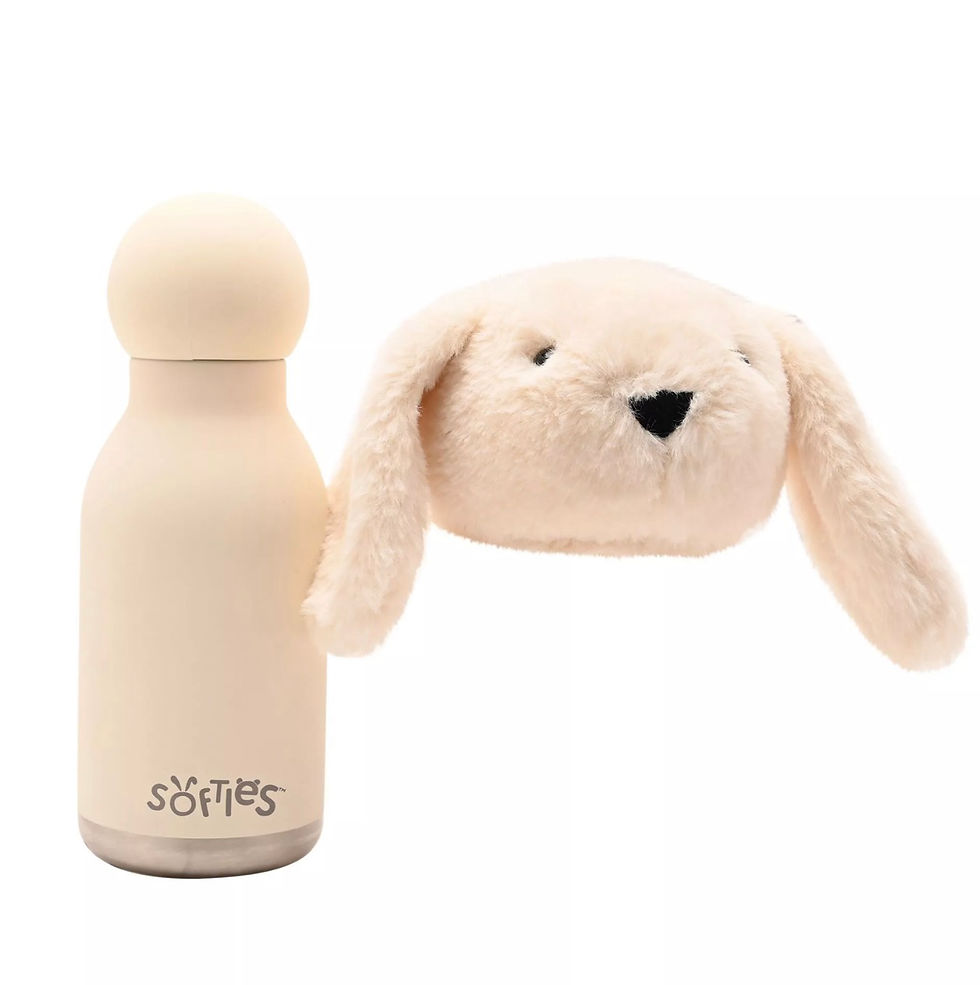 Thumbnail: Softies Talia the Cream Bunny Stainless Steel Water Bottle
