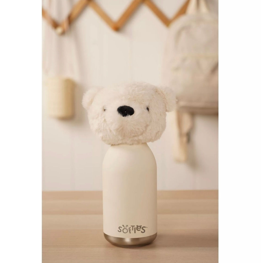 Softies Lola the Cream Teddy Stainless Steel Water Bottle