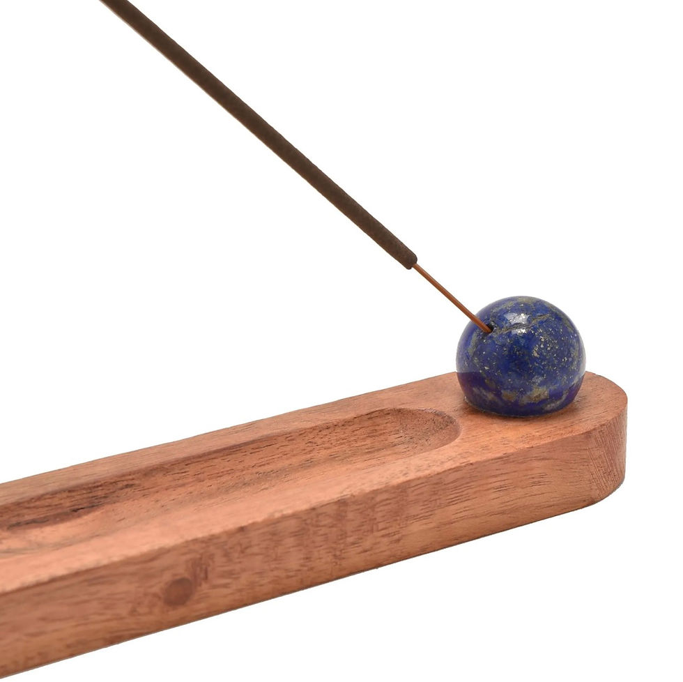 Miniature : Lapis Lazuli Ball Incense Holder 