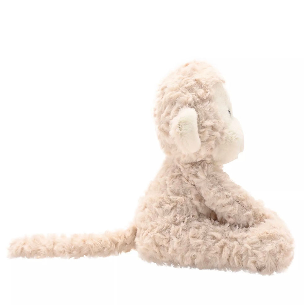 Thumbnail: Softies Martin the Sitting Light Brown Monkey Plush
