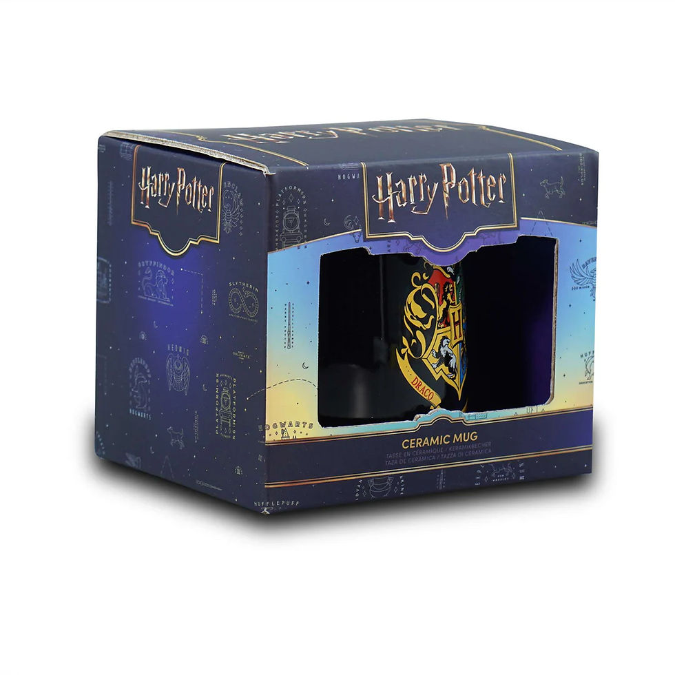 Thumbnail: Harry Potter Hogwarts Crest Oval Mug