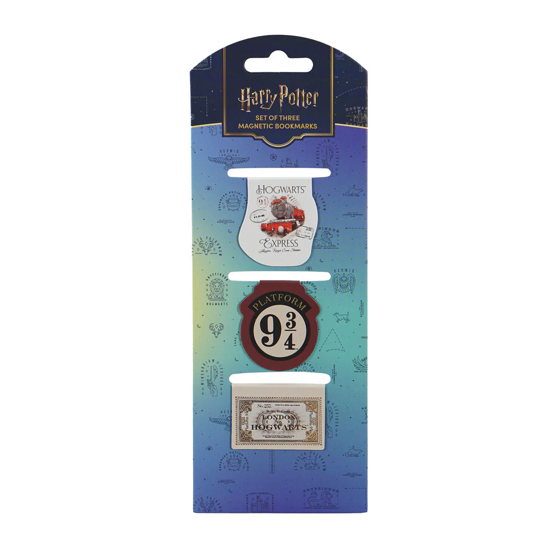 Harry Potter Hogwarts Express Magnetic Bookmarks Set of 3