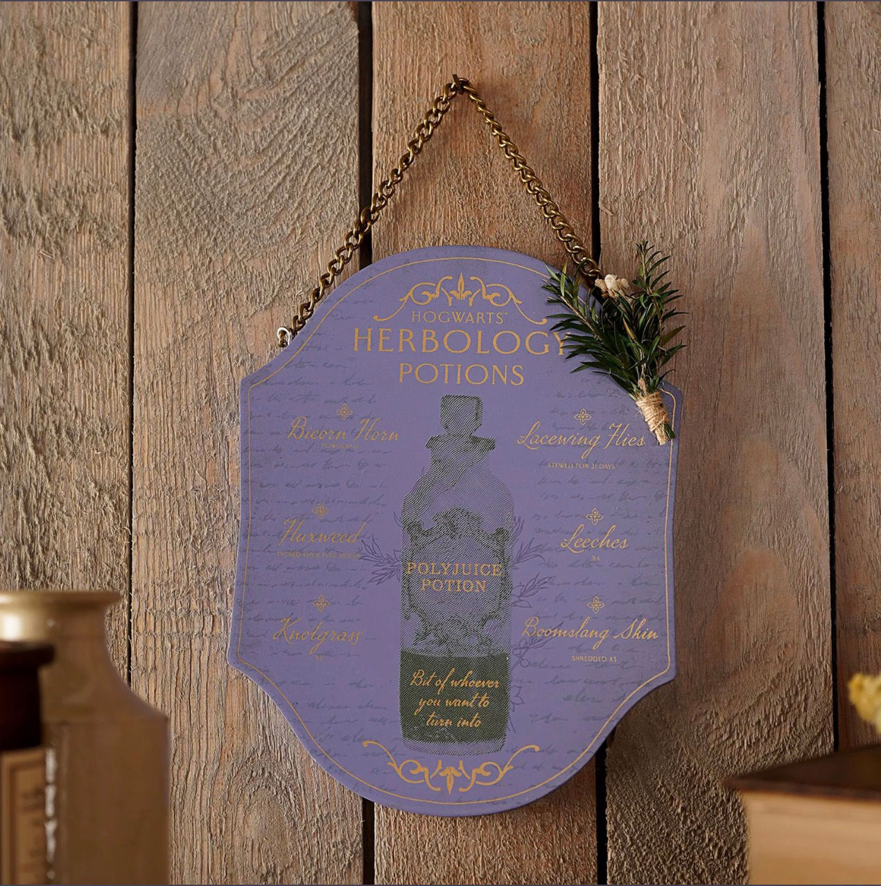 Harry Potter Polyjuice Potion Hanging Plaque