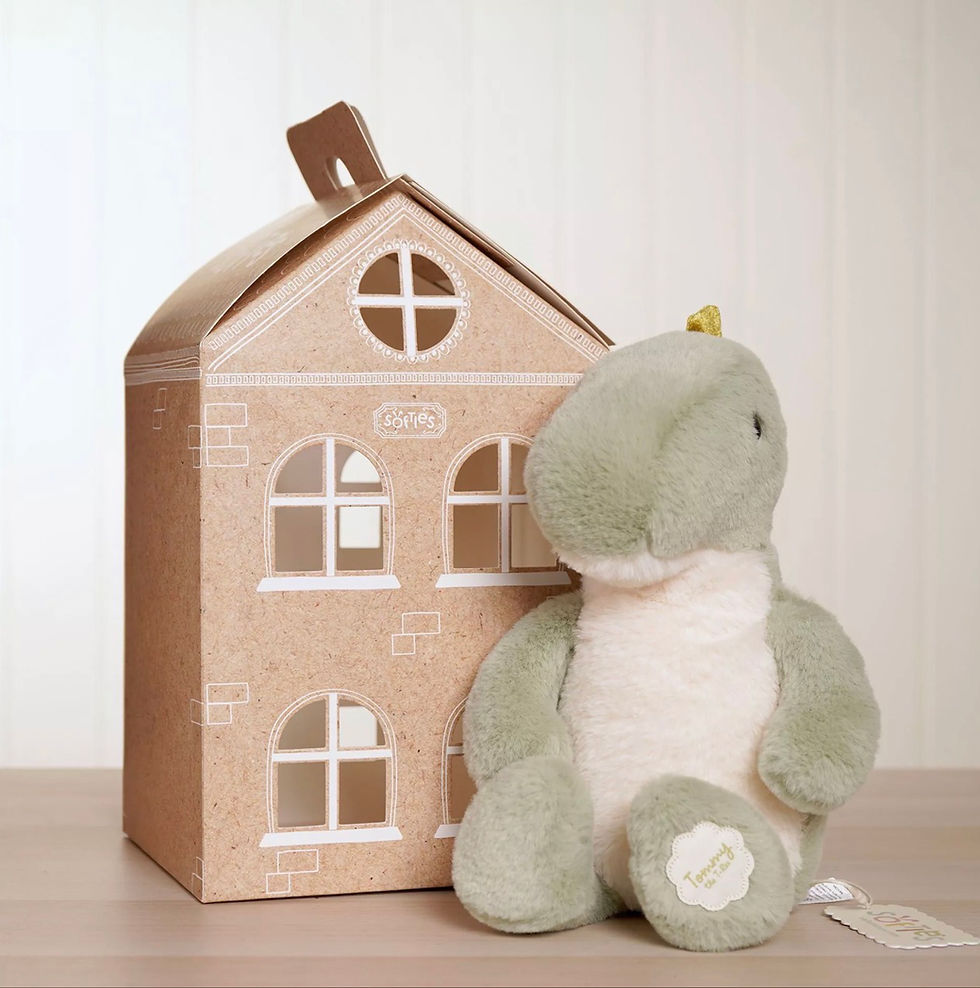 Miniature : Softies Tommy the Green Dinosaur Plush