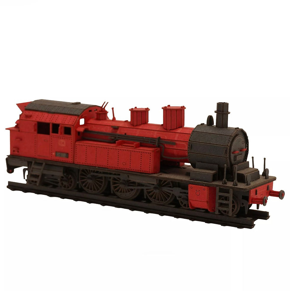 Miniature : Steam Train 3D Paper Craft Kit
