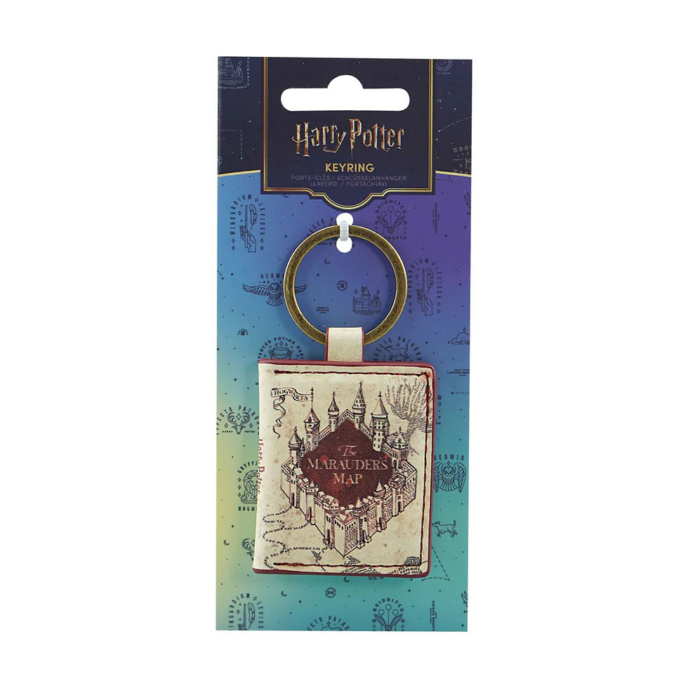 Miniature : Harry Potter Marauders Map PU Book Keyring