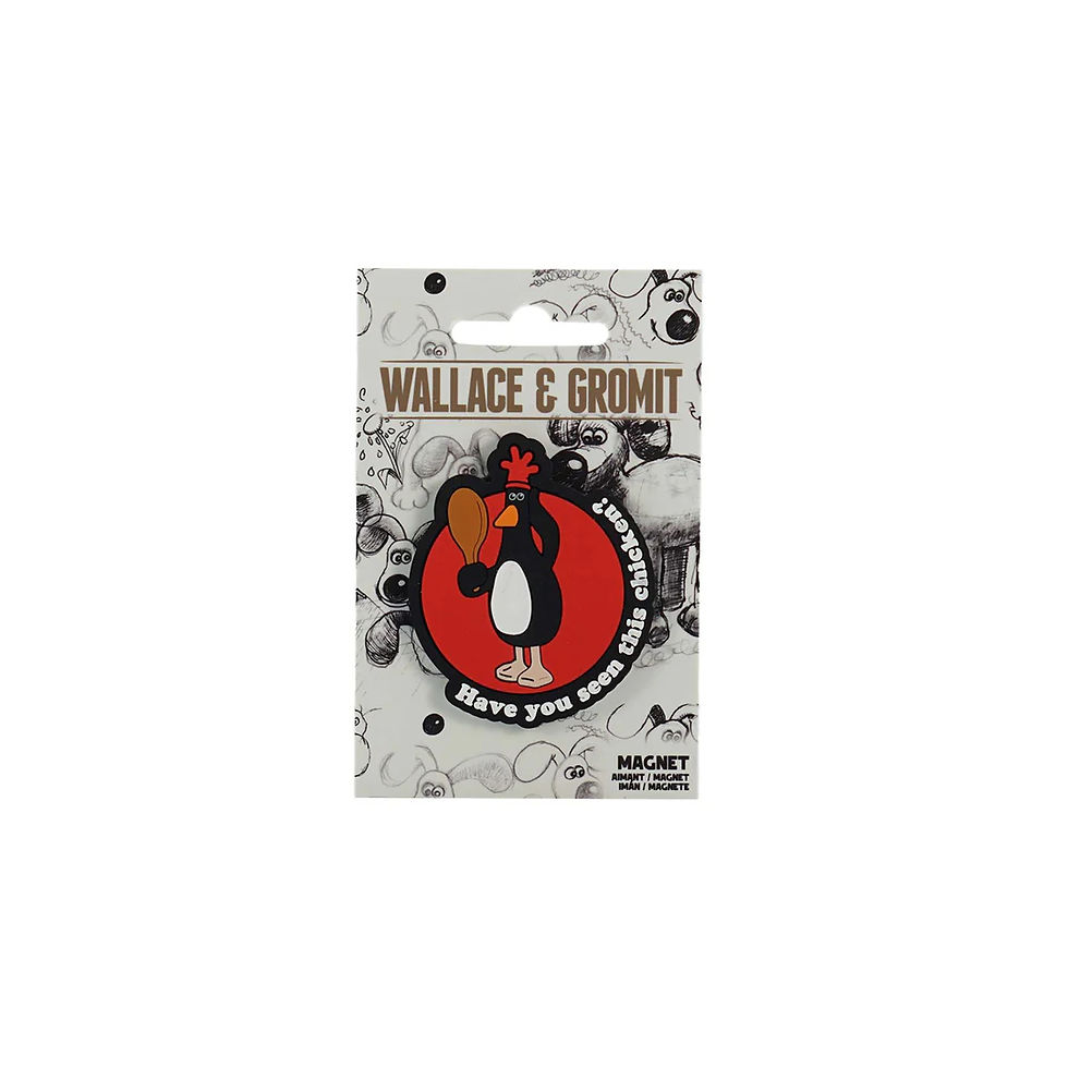 Thumbnail: Aardman Wallace and Gromit Feathers McGraw PVC Magnet