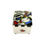 Thumbnail: White dog box urn with a happy cartoon-style dog, colorful collar, and “I ♥ MY DOG” heart detail.