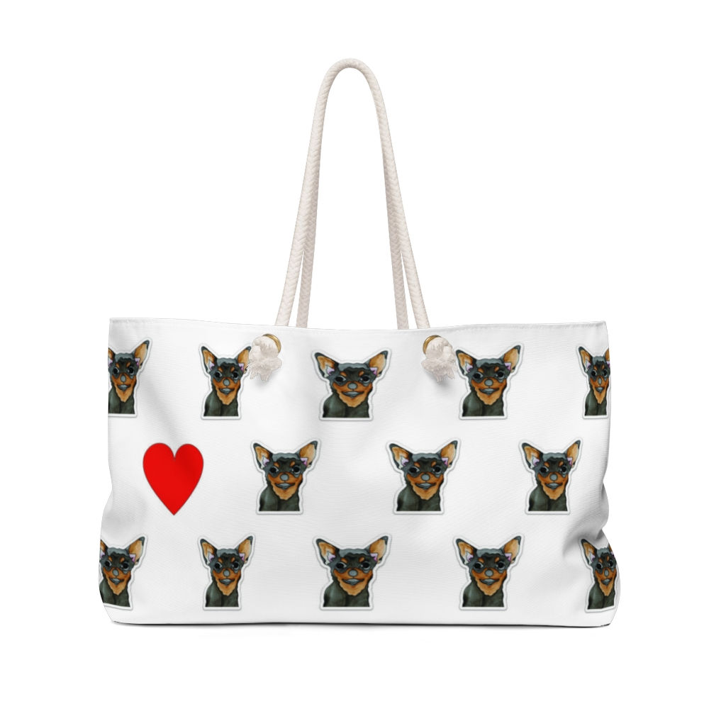 Stole My Heart Chihuahua Weekender Tote