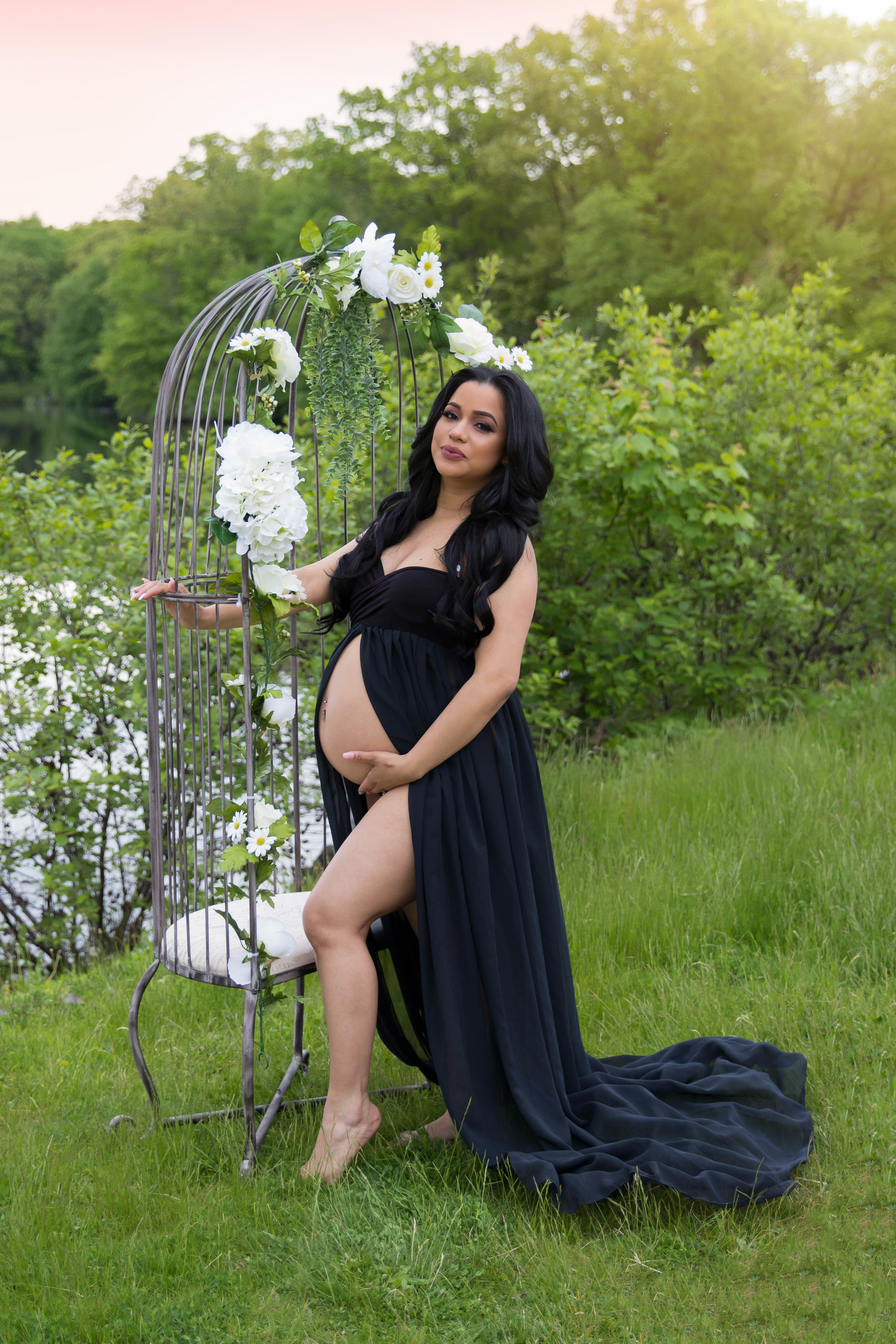 REBECCA GOWN-BLACK