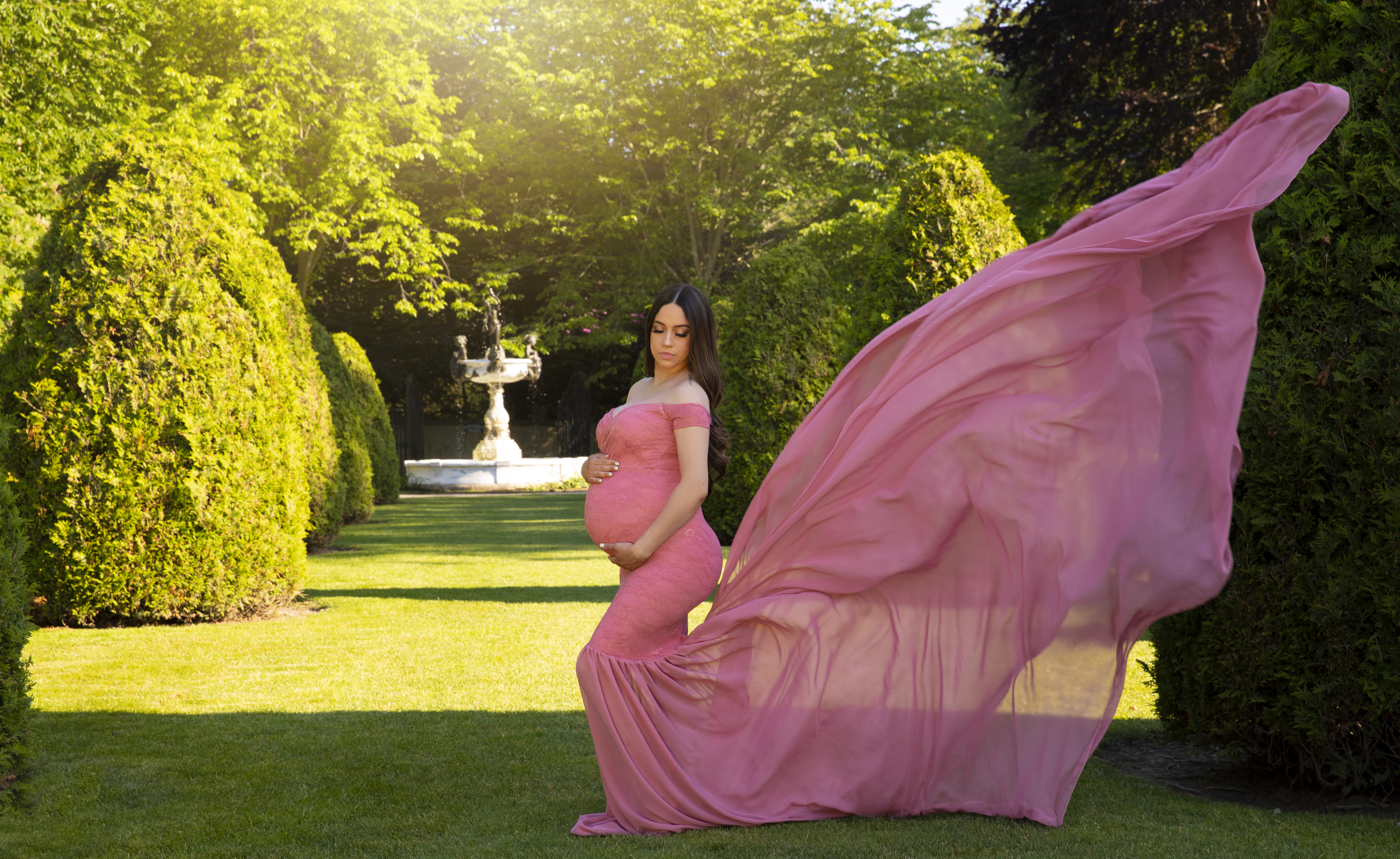 AMORAH GOWN- DUSTY ROSE