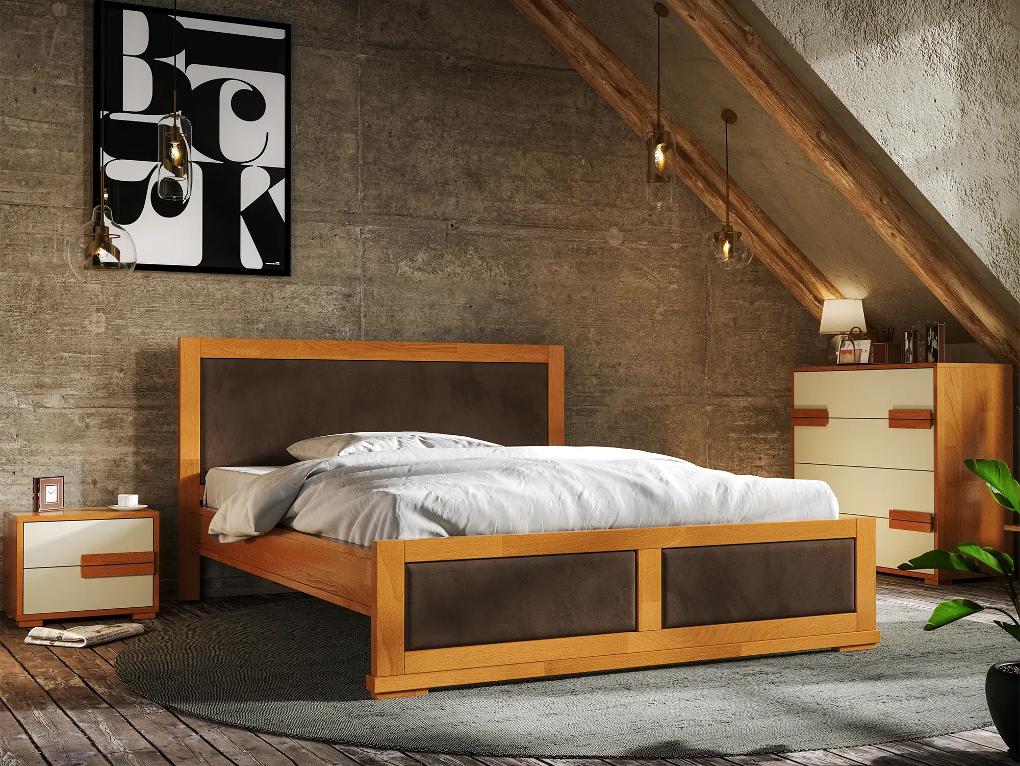 Двуспальная кровать Тренд