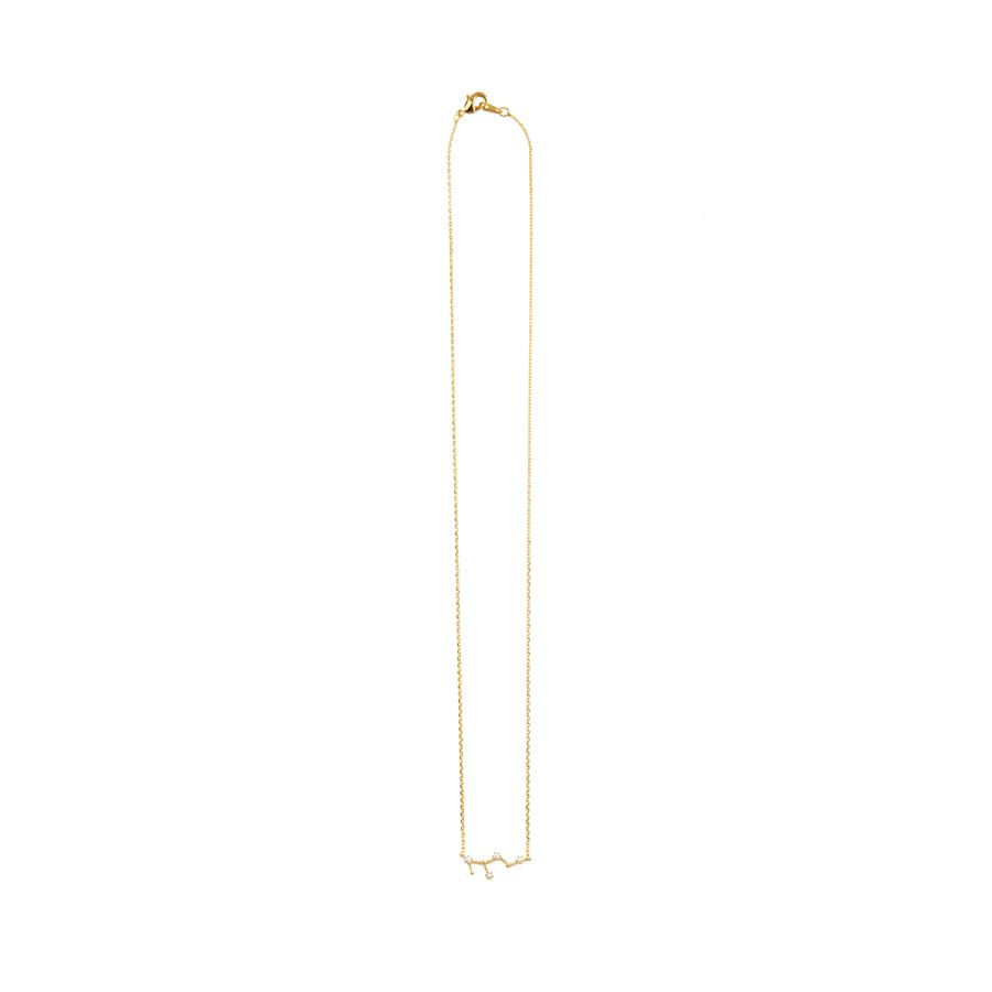 Thumbnail: VIRGO ZODIAC GOLD NECKLACE