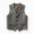 Wool Herringbone Vest