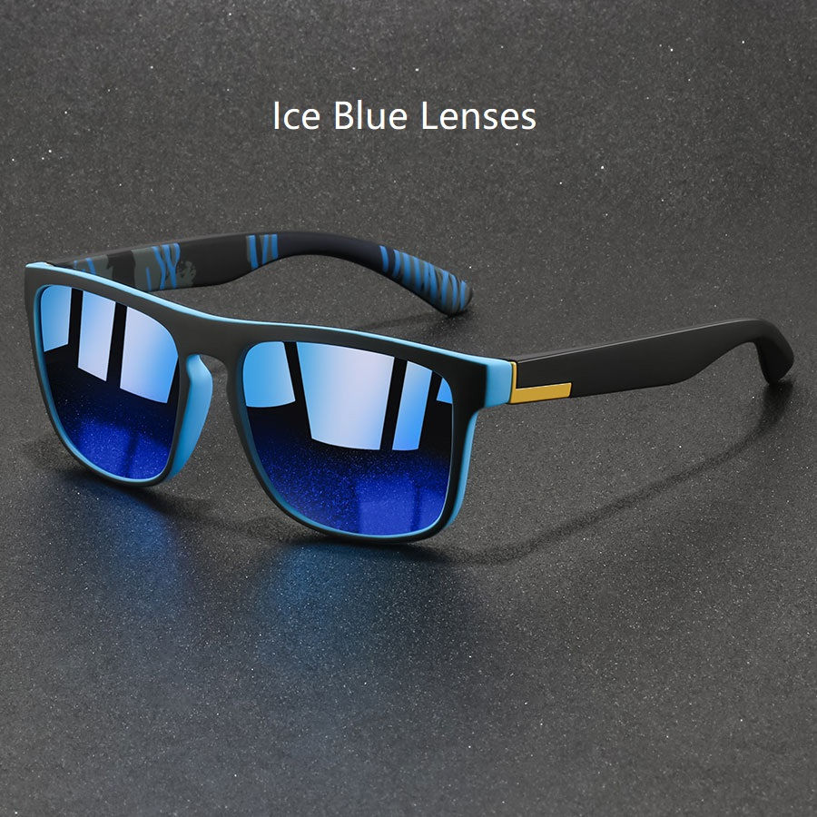 Thumbnail: Fashion Vintage Square Sunglasses Men Women Fishing Driving Man Luxury Brand Des
