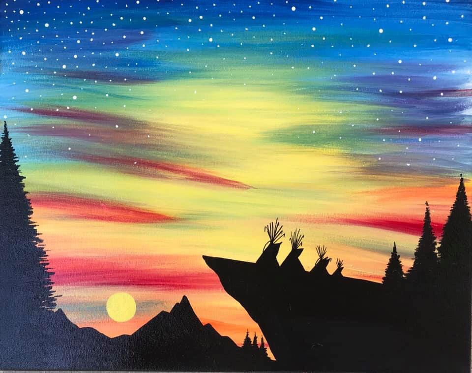 Tepee Sunset