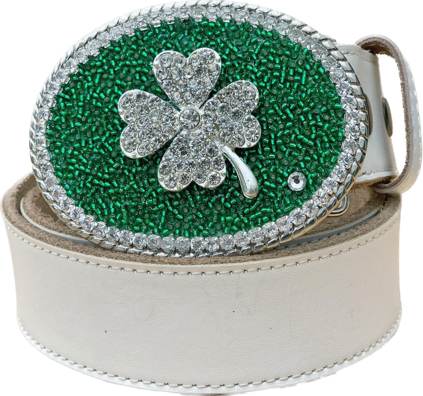 Four Leave Clover in Green