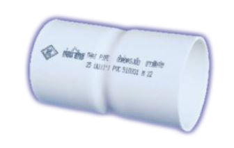 พีวีซี ข้อต่อตรงร้อยสาย มือ (PVC Socket For PVC Conduit)