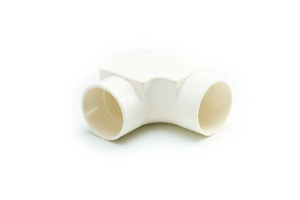 พีวีซี ข้องอ 90 ฝาเปิด ร้อยสาย BS (PVC Inspection Elbow 90 For PVC Conduit: BS)